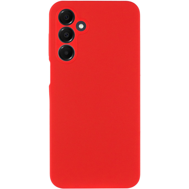 Фото Чехол Silicone Cover Lakshmi Full Camera (AA) для Samsung Galaxy A16 4G/5G (Красный / Red) на vchehle.ua