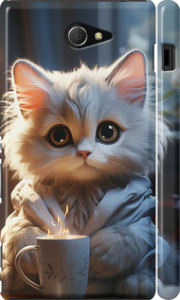 Чехол White cat для Sony Xperia M2 D2305