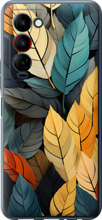 

Чехол Кольорове листя для Tecno Camon 18 Premier 1629477