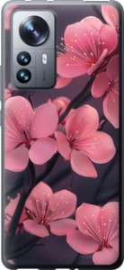 Чохол Пурпурна сакура на Xiaomi 12 Pro