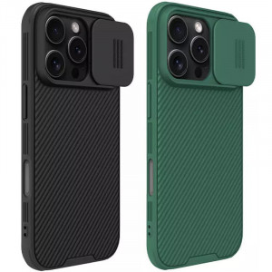 Карбонова накладка Nillkin CamShield Pro Magnetic на Apple iPhone 16 Pro Max (6.9")