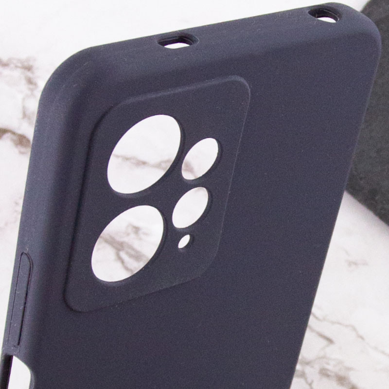 Чохол Silicone Cover Lakshmi Full Camera (AAA) with Logo на Xiaomi Redmi Note 12 4G (Темно-синій / Midnight blue) в магазині vchehle.ua