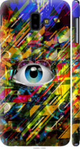 Чехол Абстрактный глаз для Samsung Galaxy J6 Plus 2018