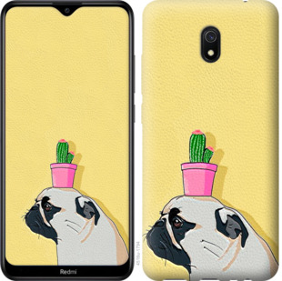 

Чехол Мопс с кактусом для Xiaomi Redmi 8A 874724
