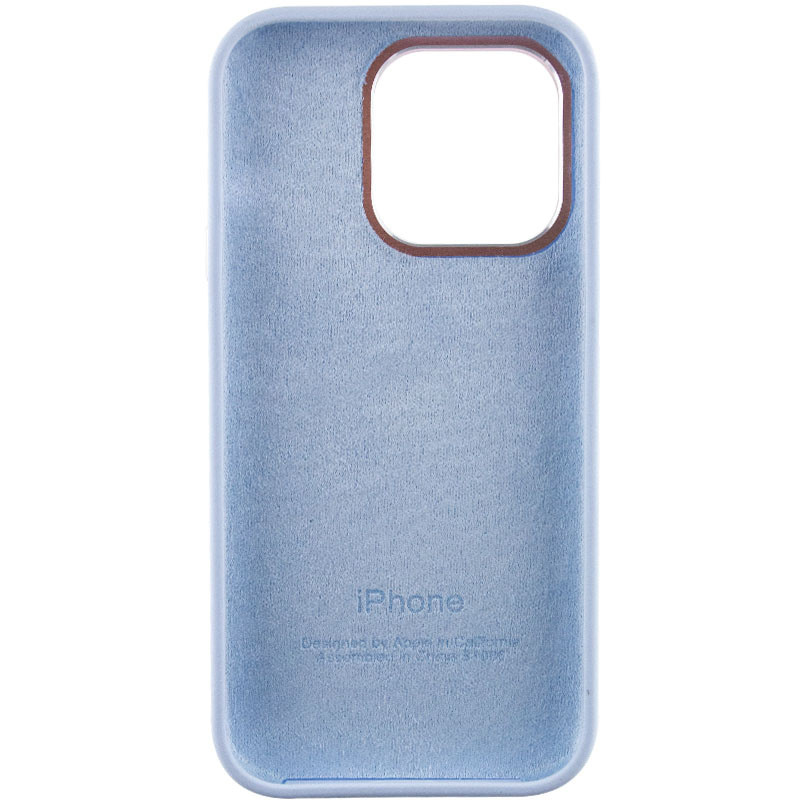 Чохол Silicone Case Metal Buttons (AA) на Apple iPhone 14 Pro (6.1") (Блакитний / Cloud Blue) в магазині vchehle.ua