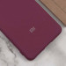 Фото Чохол Silicone Cover Lakshmi Full Camera (AAA) with Logo на Xiaomi Redmi 13 4G / Poco M6 4G (Бордовий / Plum) в маназині vchehle.ua