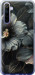 Чехол Черные цветы для Realme 6