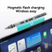 Фото Стілус Usams US-ZB264 Transparent Magnetic Charding Tilt-sensitive Active Touch for iPad (Transparent black) в маназині vchehle.ua