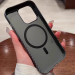 Фото Чохол M-Tech Carbon soft touch with Magnetic Safe на Apple iPhone 13 Pro Max (6.7") (Future Grey) в маназині vchehle.ua