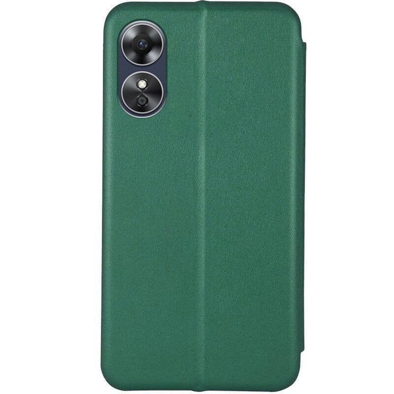 Фото Шкіряний чохол-книжка Classy на Oppo A17 / A17K (Зелений) на vchehle.ua