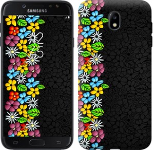 Чохол квітковий орнамент на Samsung Galaxy J7 J730 (2017)