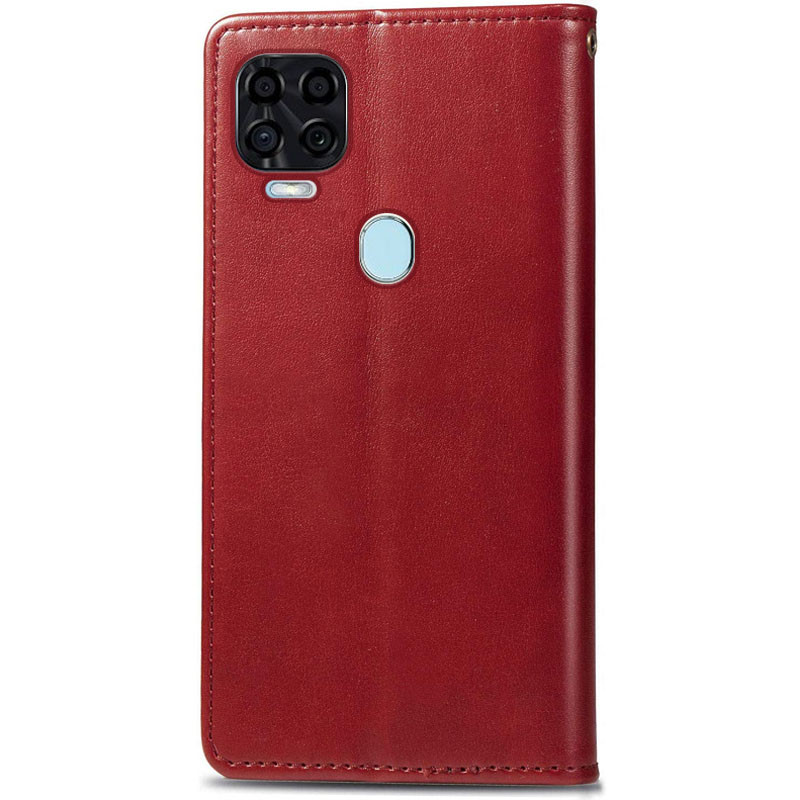 Фото Кожаный чехол книжка GETMAN Gallant (PU) для ZTE Blade v2020 (Красный) на vchehle.ua