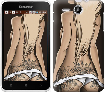 

Чохол Дівчина з татуюванням на Lenovo A529 644216