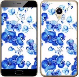 

Чохол Блакитні орхідеї на Meizu M5 725149