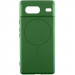 Чехол Silicone Cover Lakshmi Full Camera (AA) with MagFit для Google Pixel 7 (Зеленый / Dark green)
