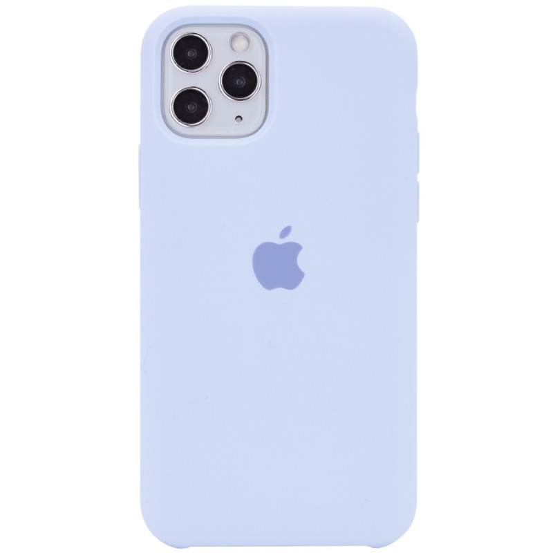 Чохол Silicone Case (AA) на Apple iPhone 11 Pro (5.8") (Блакитний / Lilas Cream)