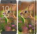 Чехол Кролик и цветы для Sony Xperia XA F3112