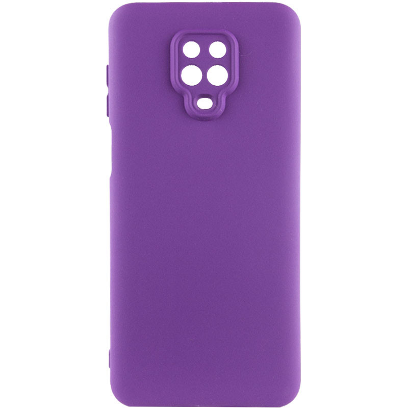 Чохол Silicone Cover Lakshmi Full Camera (A) на Xiaomi Redmi Note 9s / Note 9 Pro / Note 9 Pro Max (Фіолетовий / Purple)