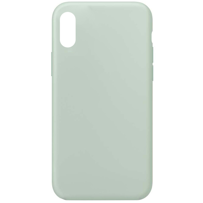 Чохол Silicone Case Full Protective (AA) NO LOGO на Apple iPhone XS Max (6.5") (Бірюзовий / Beryl)