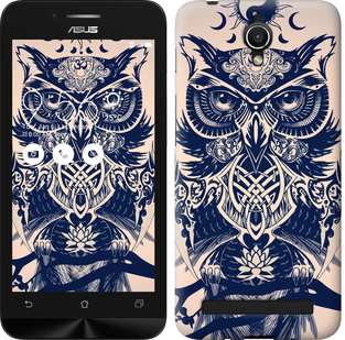 

Чехол Узорчатая сова для Asus ZenFone Go ZC451TG 627630