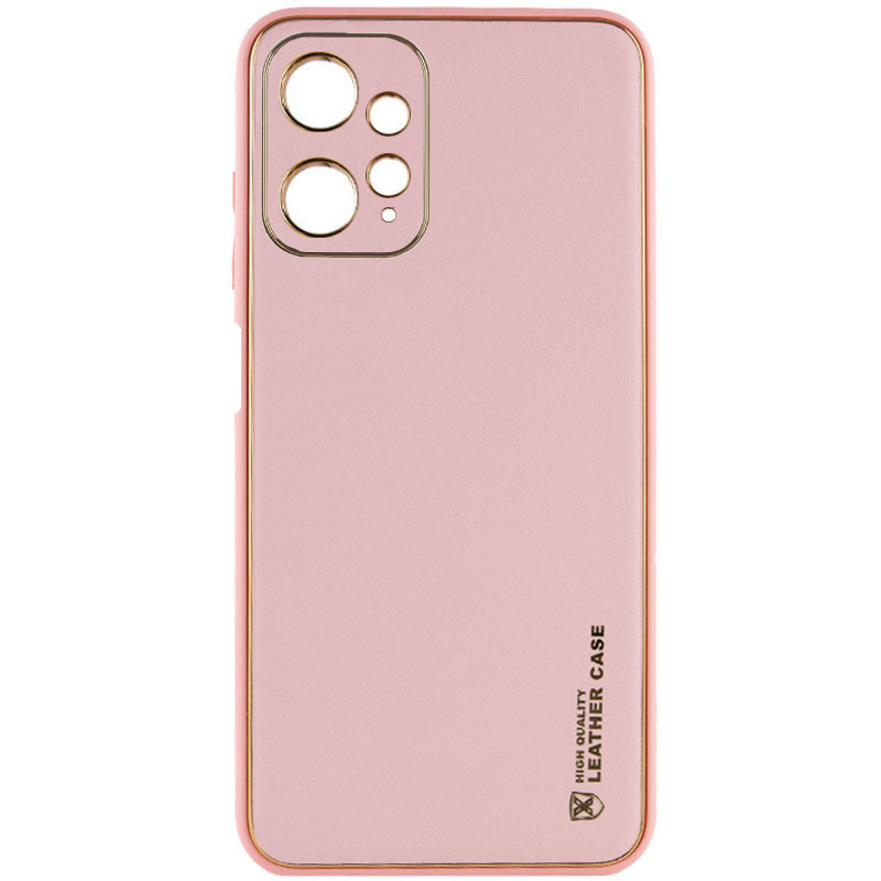 Шкіряний чохол Xshield на Xiaomi Redmi Note 12 4G (Рожевий / Pink)