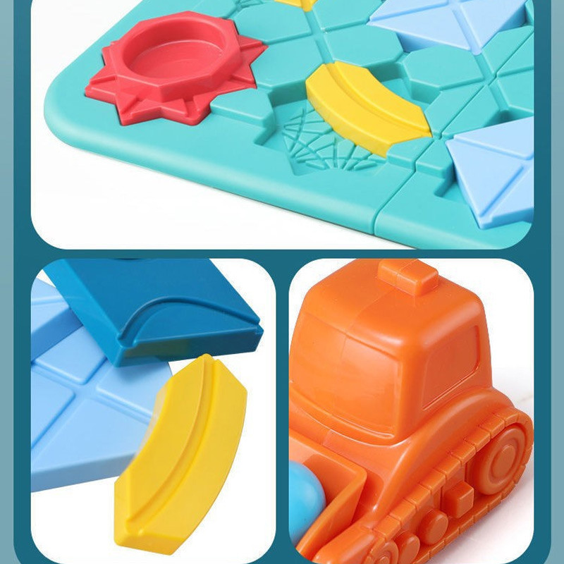 Купить Настольная интерактивная игра Ummi BS805 Logical Road Builder (Green) на vchehle.ua