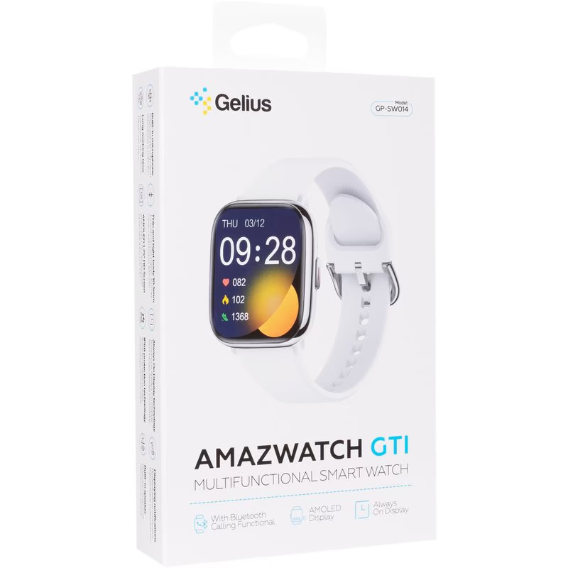 Замовити Смарт-годинник Gelius Pro GP-SW014 (Amazwatch GTi) (Crystal White) на vchehle.ua