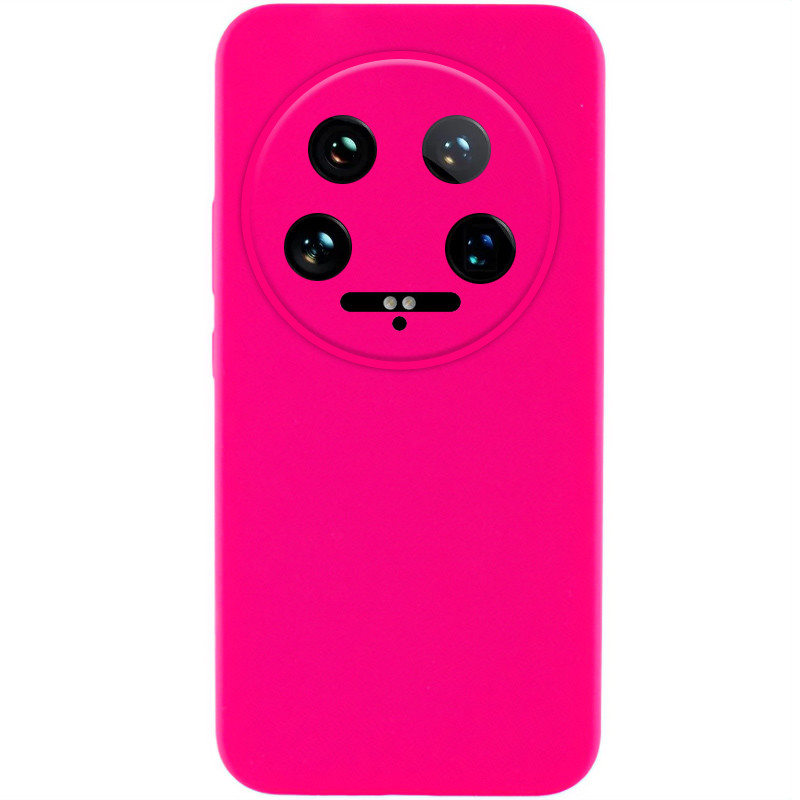 Чохол Silicone Cover Lakshmi Full Camera (AAA) на Xiaomi 14 Ultra (Рожевий / Barbie pink)