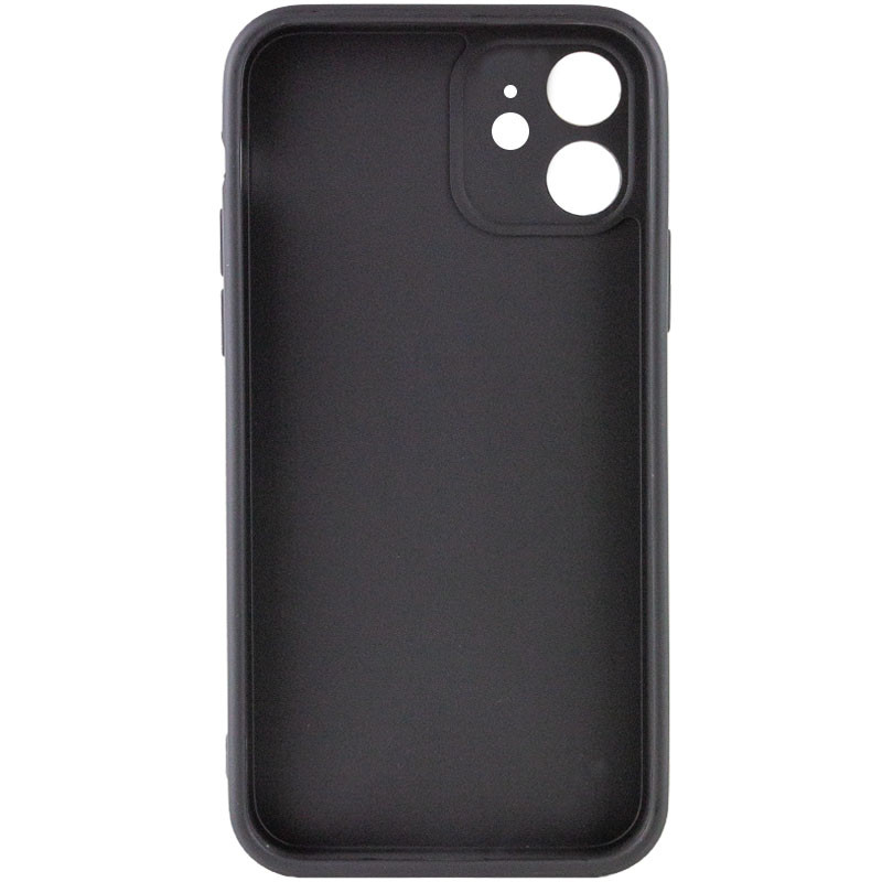 Фото Силиконовый чехол Candy Full Camera для Apple iPhone 12 (6.1") (Черный / Black) на vchehle.ua