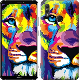 

Чехол Разноцветный лев для Huawei Honor Note 10 669805