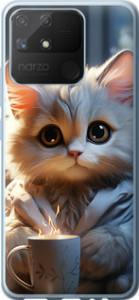 Чехол White cat для Realme Narzo 50A