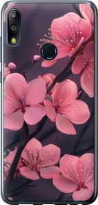 Чохол Пурпурна сакура на Asus Zenfone Max Pro M2 ZB631KL