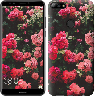 

Чехол Куст с розами для Huawei Y7 Prime (2018) 669853