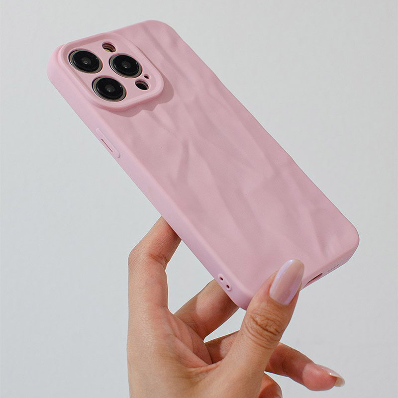 Чохол TPU Texture на Apple iPhone 13 Pro Max (6.7") (Pink) в магазині vchehle.ua