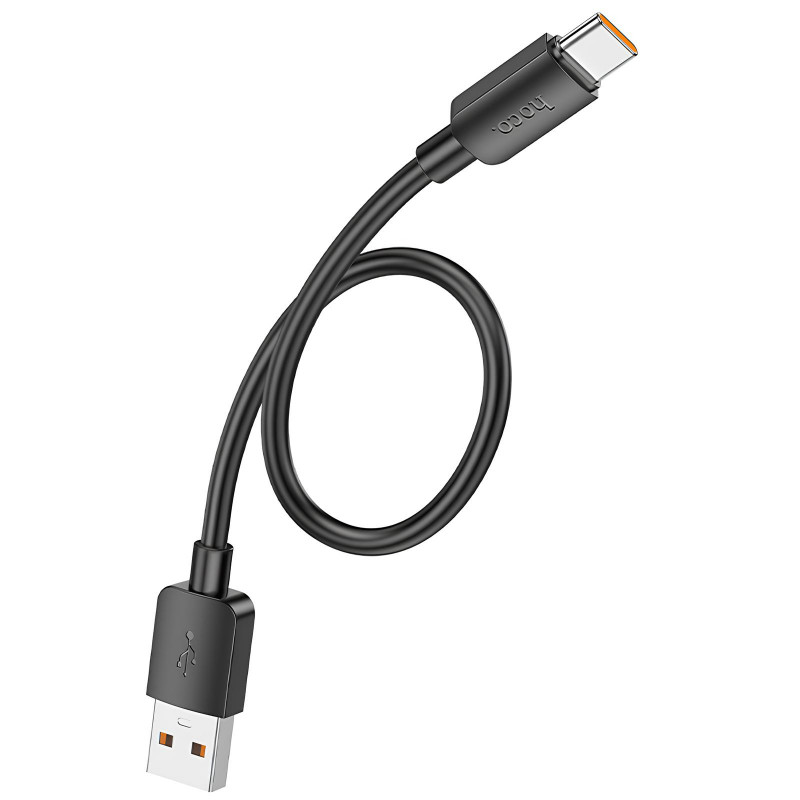 Дата кабель Hoco X96 Hyper USB to Type-C 100W (0.25m) (Black) в магазине vchehle.ua