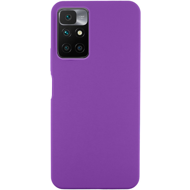 Чохол Silicone Cover Lakshmi (AA) на Xiaomi Redmi 10 (Фіолетовий / Purple)