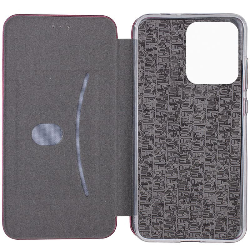 Кожаный чехол-книжка Classy для Motorola Edge 40 (Бордовый) в магазине vchehle.ua