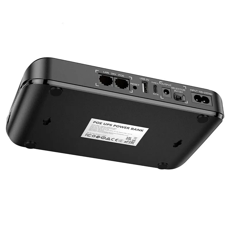 Фото Источник бесперебойного питания Hoco DB62 Smart Mini UPS для роутеров 5V/9V/12V 20000 mAh (Black) в магазине vchehle.ua