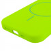 Чехол Silicone Case Full Protective (AA) NO LOGO with Magnetic Safe для Apple iPhone 13 (6.1") (Салатовый / Neon green) в магазине vchehle.ua