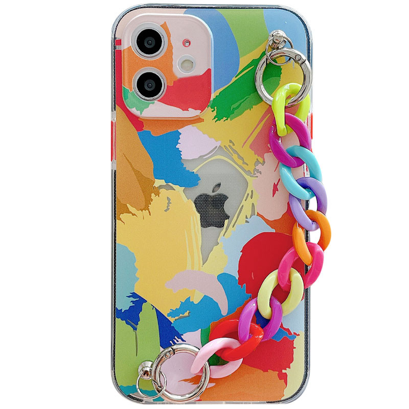 

TPU + PC чохол Colorspot з ремінцем-ланцюгом на Apple iPhone 11 (6.1") (Brush) 1186904