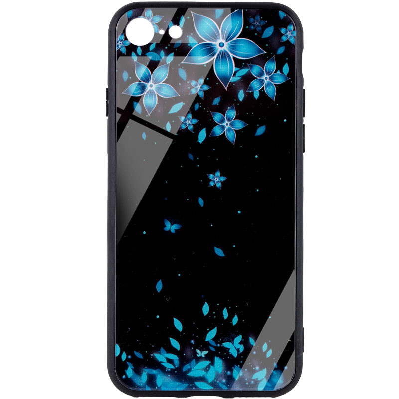 TPU+Glass чохол Diversity на Apple iPhone 7 / 8 / SE (2020) (4.7") (Bloom)
