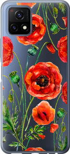 

Чехол Нарисованные маки для Vivo Y52S 1633811
