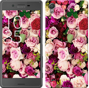 Чехол Розы и пионы для Sony Xperia X F5122