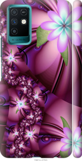 

Чехол Цветочная мозаика для Infinix Note 10 1427255