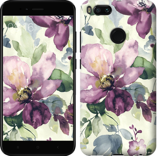 

Чехол Цветы акварелью для Xiaomi Mi 5X 631977