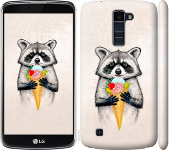 

Чохол Єнотик з морозивом на LG K10 / K410 801170