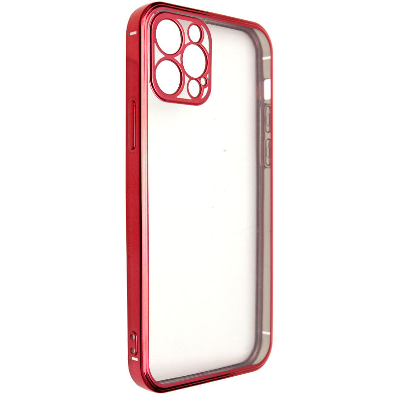 

Прозрачный силиконовый чехол глянцевая окантовка Full Camera для Apple iPhone 13 Pro (6.1") (Красный) 1210919