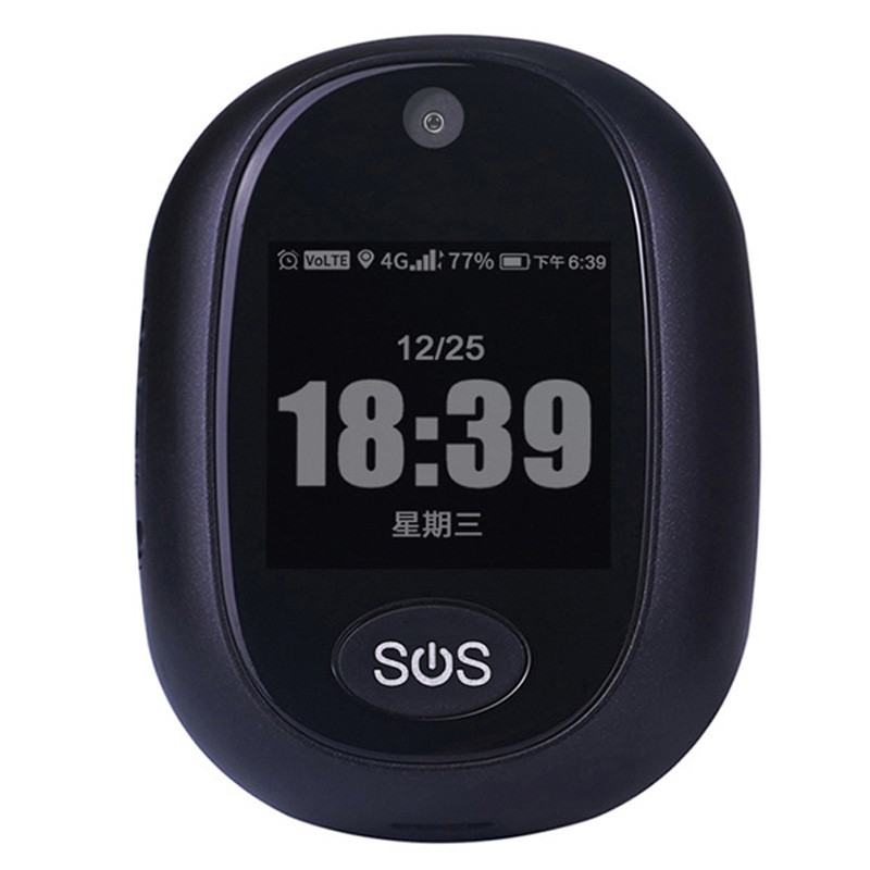 Трекер GPS V45 Tracker Pendant with display SIM (4GLTE with 2GGSM fallback) 600mAh (Black)