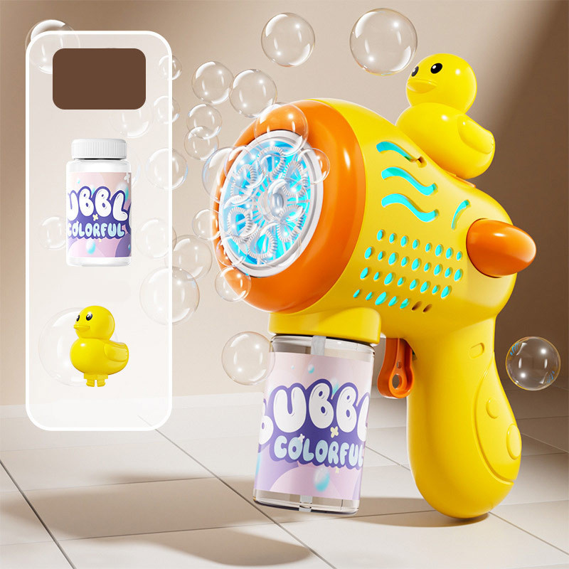 Фото Пистолет с мыльными пузырями H045 Duckling + bottle 50ml (Yellow) на vchehle.ua