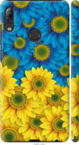 Чехол Жёлто-голубые цветы для Lenovo K5 Pro